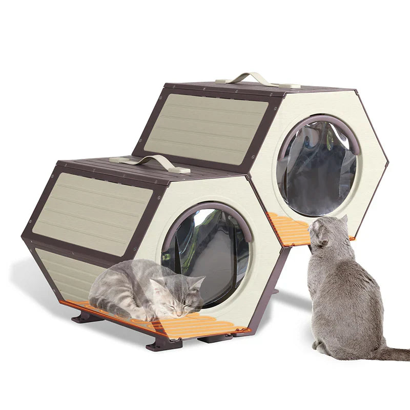 Weatherproof Heated Cat House